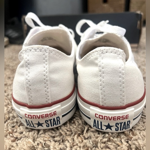 Converse All Star Chuck Taylor White Low - Women’s Size 8.5 | Men’s Size 6.5 - Picture 2 of 6